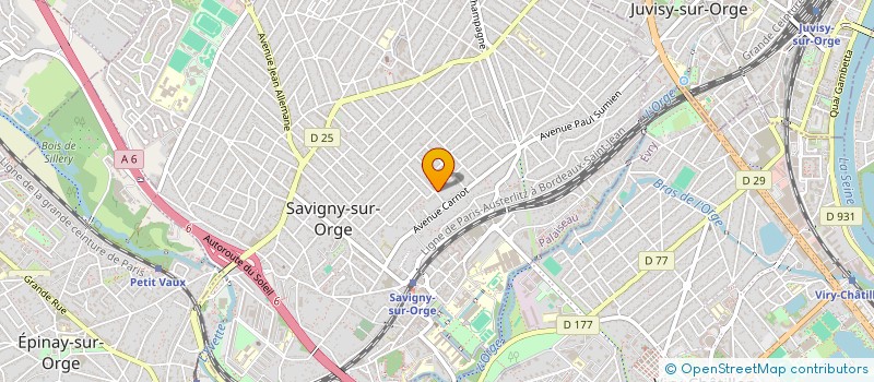 localisation de l'entreprise 934 954 728 à SAVIGNY-SUR-ORGE