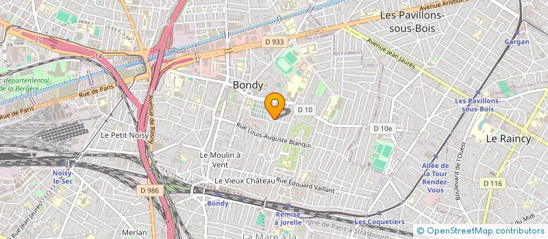 localisation de l'entreprise 934 973 934   BONDY