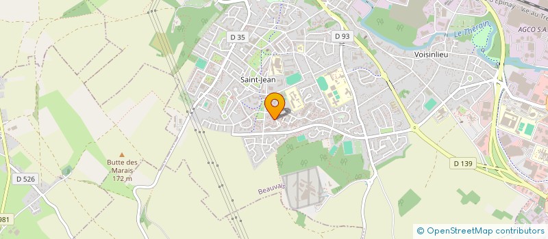 localisation de l'entreprise 935 004 481   AUNEUIL