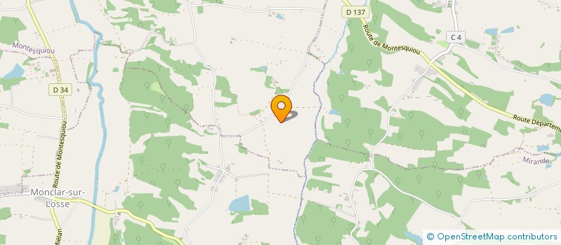 localisation de l'entreprise 935 018 820   MONTESQUIOU