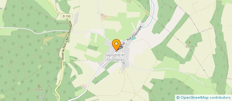 localisation de l'entreprise 935 029 991   SAPOGNE-ET-FEUCHERES