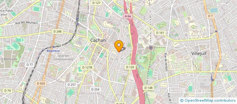 localisation de l'entreprise 935 038 125   CACHAN