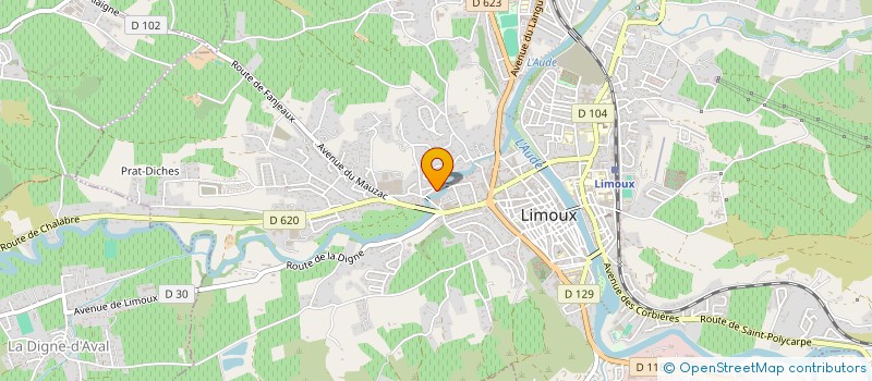 localisation de l'entreprise 935 077 297 à LIMOUX