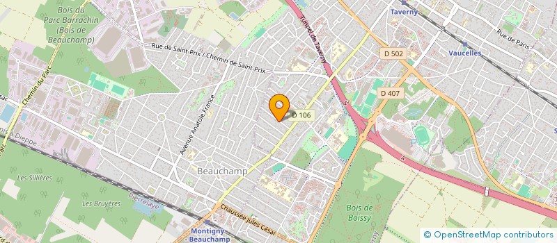 localisation de l'entreprise 935 077 370   TAVERNY