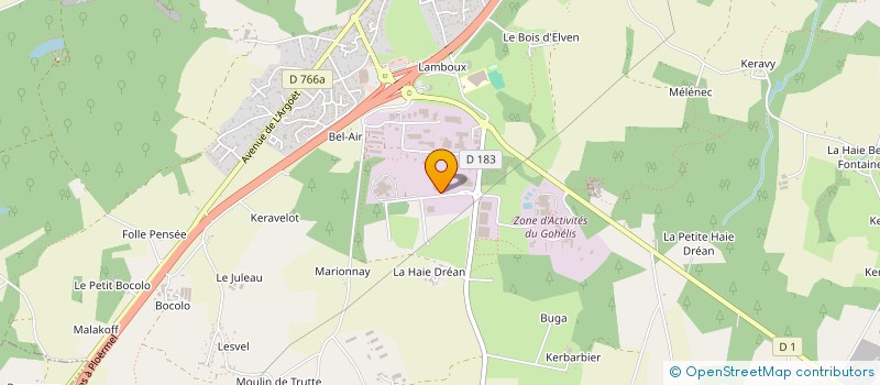 localisation de l'entreprise 935 117 861  à VANNES