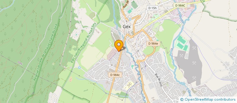 localisation de l'entreprise 935 148 114   GEX
