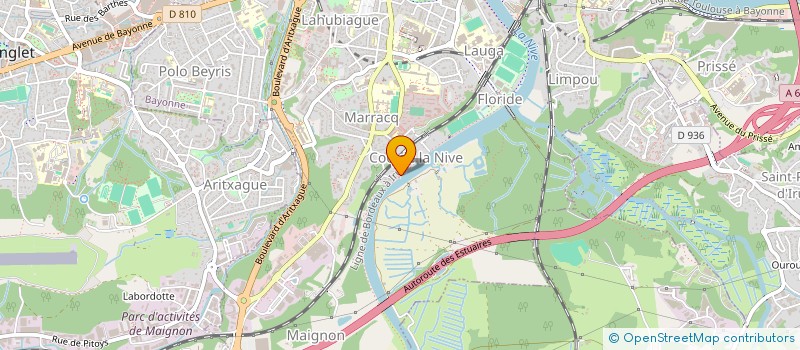 localisation de l'entreprise 935 185 884  à BAYONNE