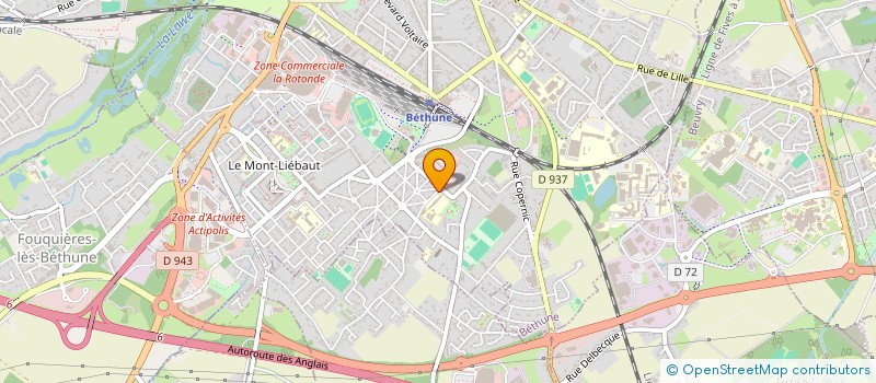 localisation de l'entreprise 935 195 677   BETHUNE