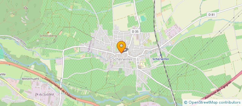 localisation de l'entreprise 935 208 587   SELESTAT