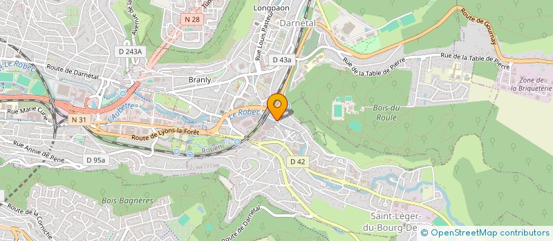 localisation de l'entreprise 935 213 009   DARNETAL