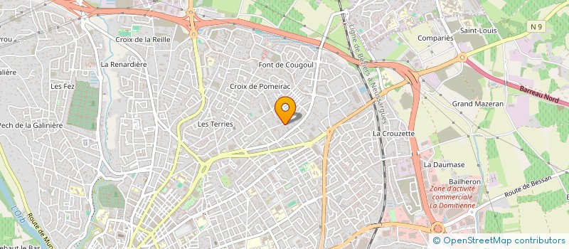 localisation de l'entreprise 935 224 071   BEZIERS