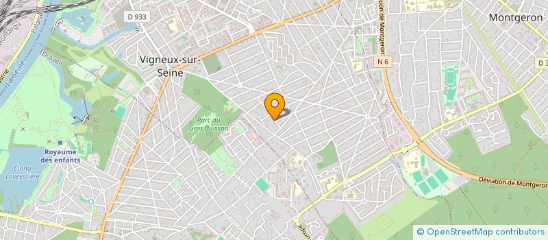 localisation de l'entreprise 935 241 356  à DRAVEIL