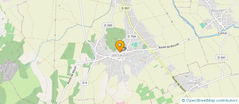 localisation de l'entreprise 935 253 179 à VERTAIZON