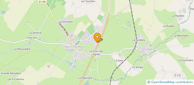 localisation de l'entreprise 935 275 974 à SAINT-PARDOUX-SOUTIERS