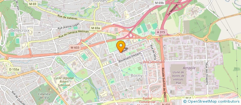 localisation de l'entreprise 935 284 166   METZ