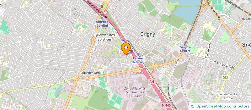 localisation de l'entreprise 935 299 180   GRIGNY