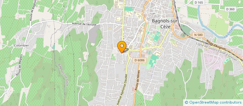 localisation de l'entreprise 935 359 471  à BAGNOLS-SUR-CEZE