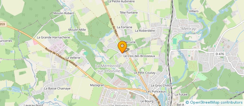 localisation de l'entreprise 935 399 790   LA MEMBROLLE-SUR-CHOISILLE