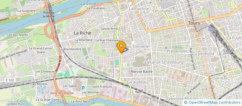 localisation de l'entreprise 937 528 586   TOURS