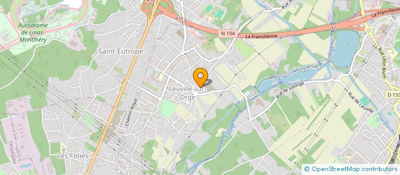 localisation de l'entreprise 937 554 970   LEUVILLE-SUR-ORGE