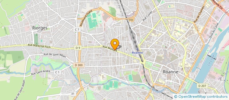 localisation de l'entreprise 937 560 605  à ROANNE