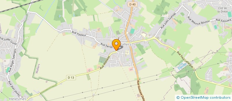 localisation de l'entreprise 937 609 972   WALLERS