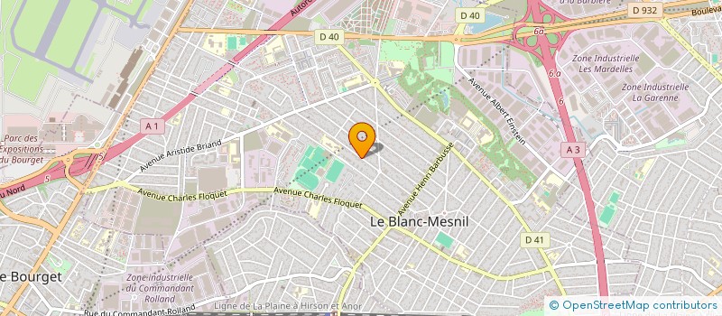 localisation de l'entreprise 937 621 035 à LE BLANC-MESNIL