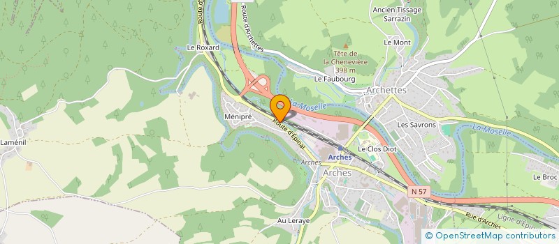 localisation de l'entreprise 937 691 269   ARCHES