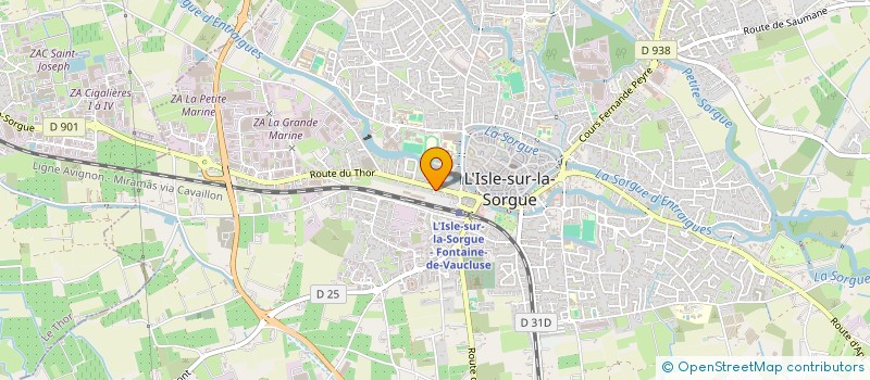 localisation de l'entreprise 937 798 007  à L'ISLE-SUR-LA-SORGUE