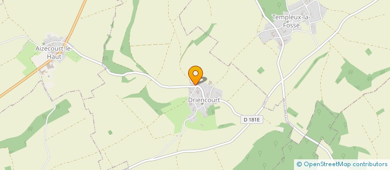 localisation de l'entreprise 937 822 807   DRIENCOURT