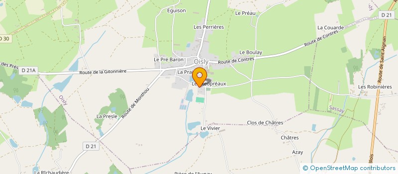 localisation de l'entreprise 937 827 160   OISLY