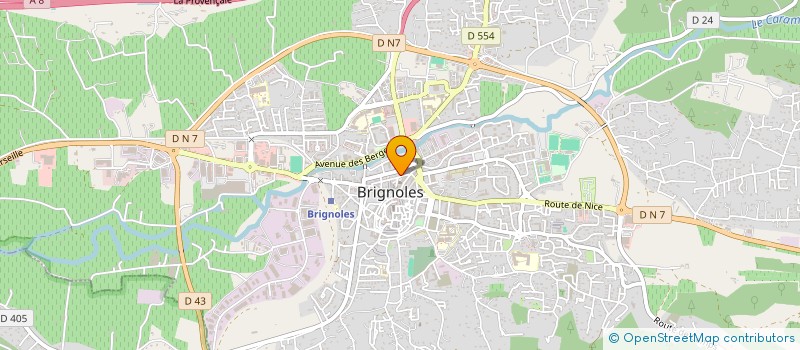 localisation de l'entreprise 938 023 397 à BRIGNOLES