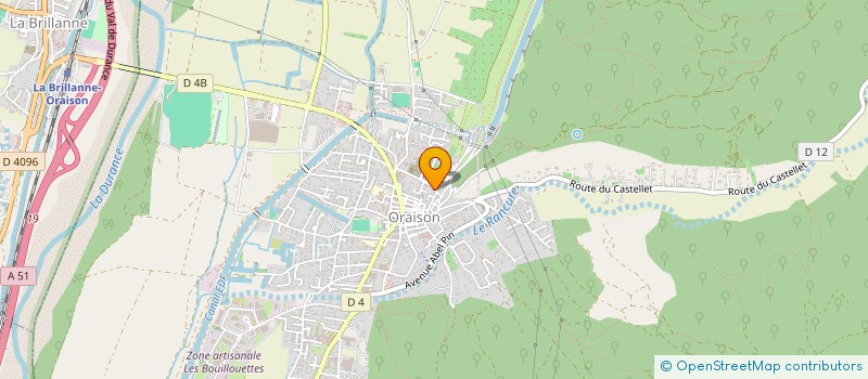 localisation de l'entreprise 938 075 926   ORAISON