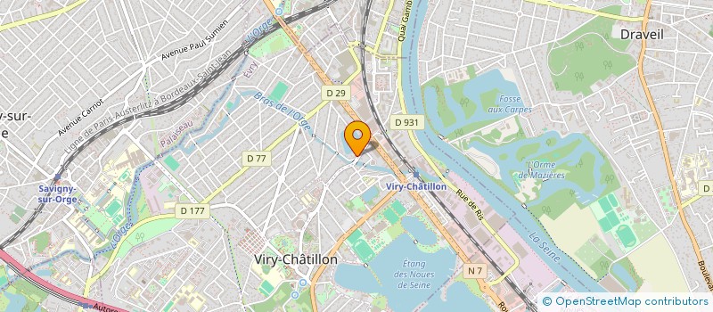 localisation de l'entreprise 938 079 548   VIRY-CHATILLON