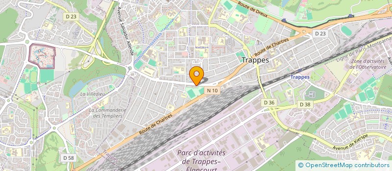 localisation de l'entreprise 938 133 865   TRAPPES