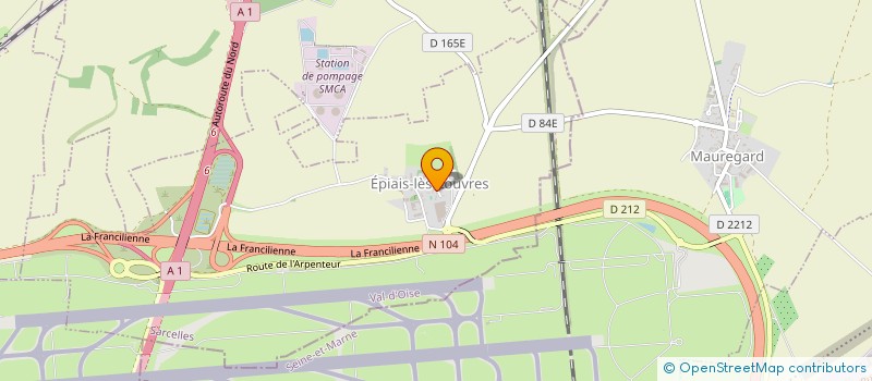 localisation de l'entreprise 938 139 409   EPIAIS-LES-LOUVRES