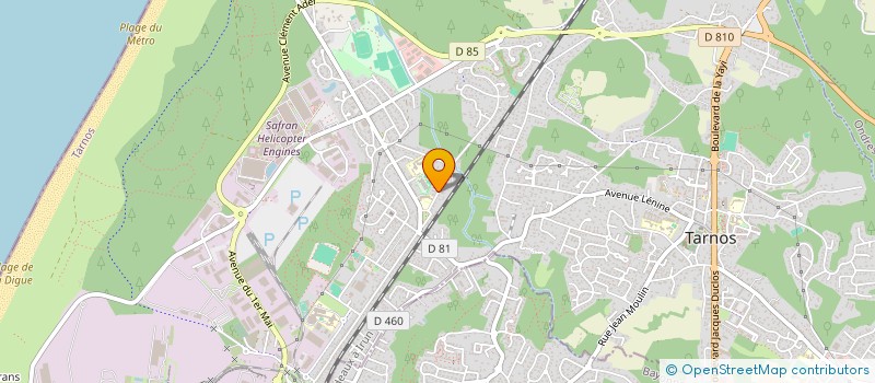 localisation de l'entreprise 938 140 134   TARNOS