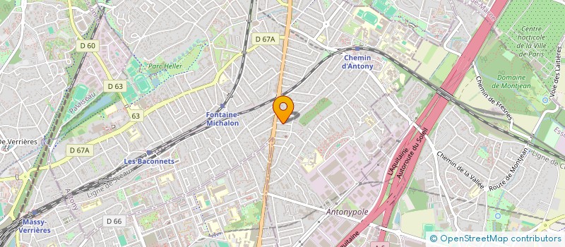 localisation de l'entreprise 938 218 955  à ANTONY