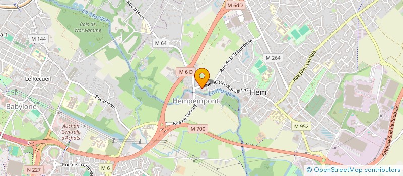 localisation de l'entreprise 938 271 699   HEM