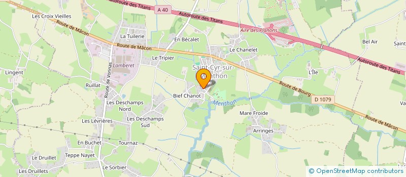 localisation de l'entreprise 938 296 977 à SAINT-CYR-SUR-MENTHON