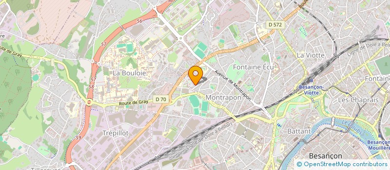 localisation de l'entreprise 938 310 414 à BESANCON