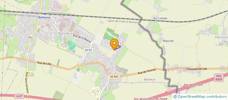 localisation de l'entreprise 938 375 482   BAISIEUX