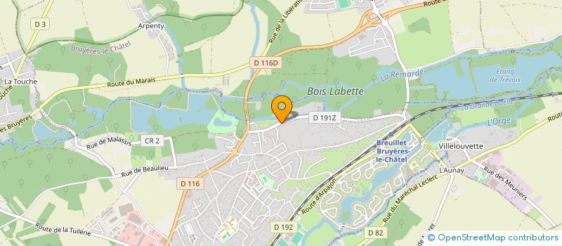 localisation de l'entreprise 938 384 823   BREUILLET