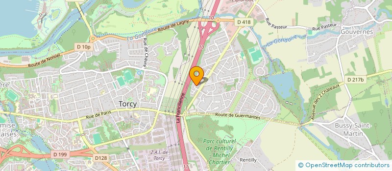 localisation de l'entreprise 938 411 444 à MASSY