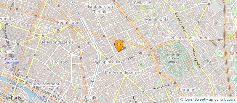localisation de l'entreprise 938 416 278   PARIS