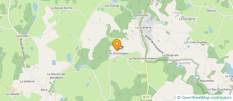 localisation de l'entreprise 938 431 285   LADIGNAC-LE-LONG