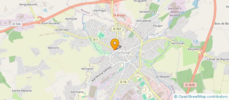 localisation de l'entreprise 938 439 825   LOCMINE