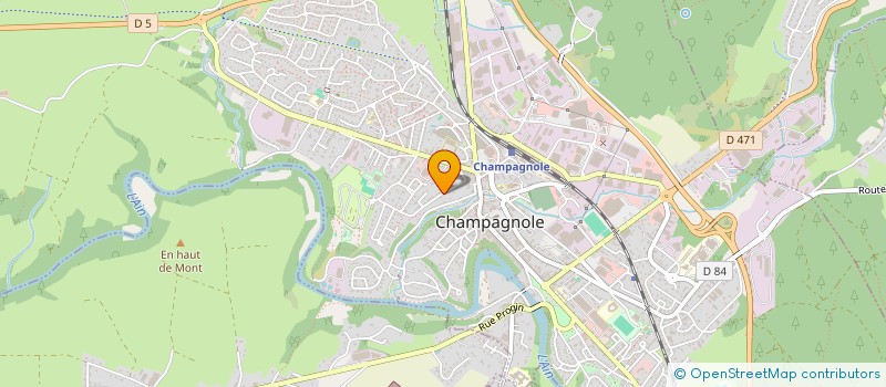 localisation de l'entreprise 938 519 402   CHAMPAGNOLE