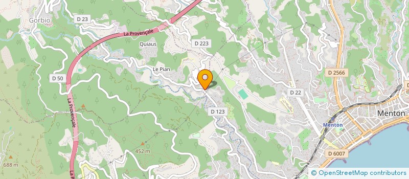 localisation de l'entreprise 938 520 459   MENTON