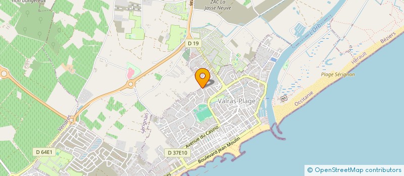 localisation de l'entreprise 938 547 668   VALRAS-PLAGE